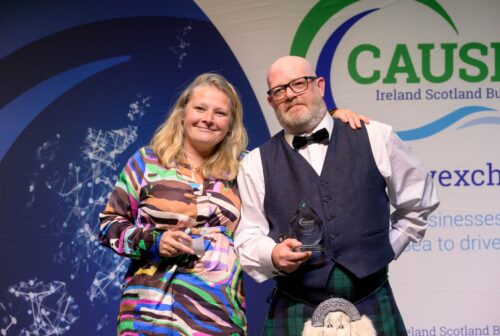 Catherine leech presents Daniel Waring award