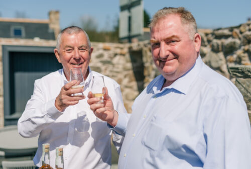 Saltire Rare Malt Founders L Nigel Heywood R Keith Rennie